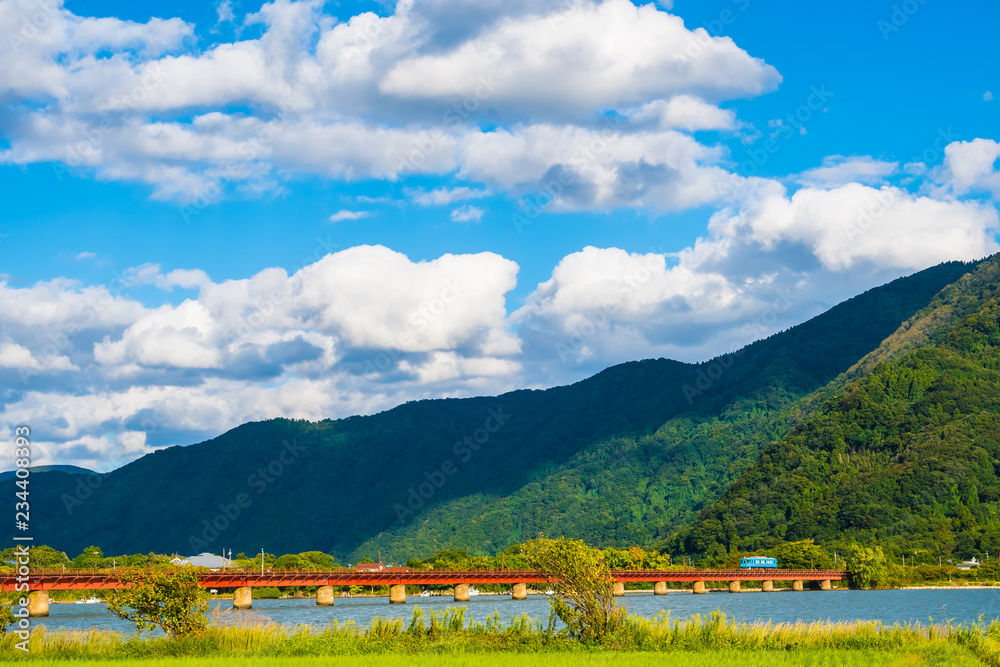 Naklejka premium 由良川橋梁