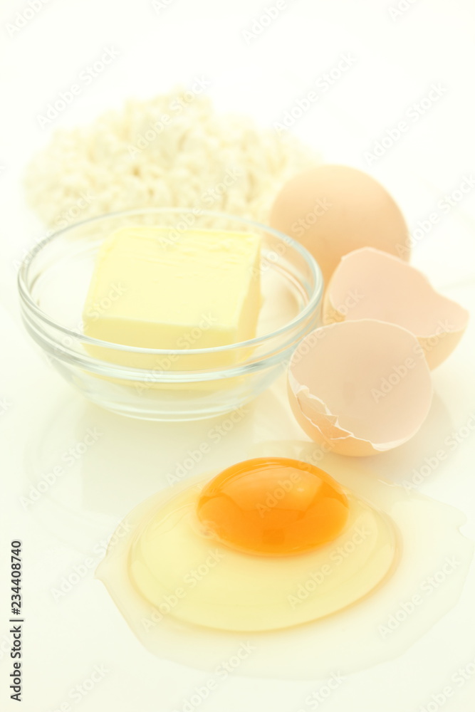 卵とバター