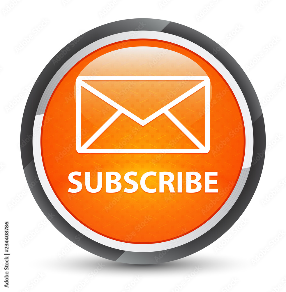Subscribe (email icon) galaxy orange round button Subscribe (email icon) galaxy orange round button