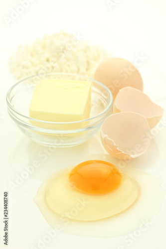 卵とバター
