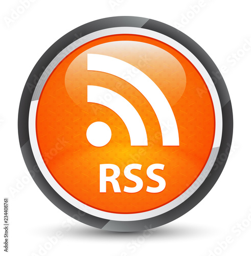 RSS galaxy orange round button