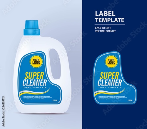 Bottle label, Package template design, Label design, mock up design label template