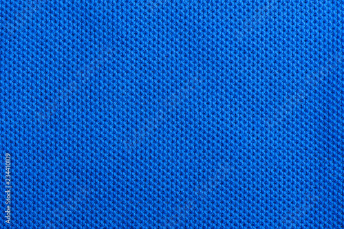 cobalt blue knit cloth texture © somchaip