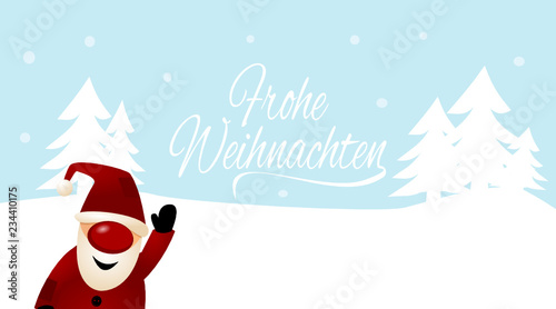 Frohe Weihnachten Weihnachtsmann