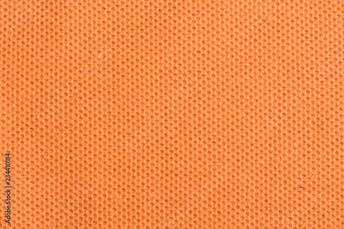 light orange knit cloth texture © somchaip
