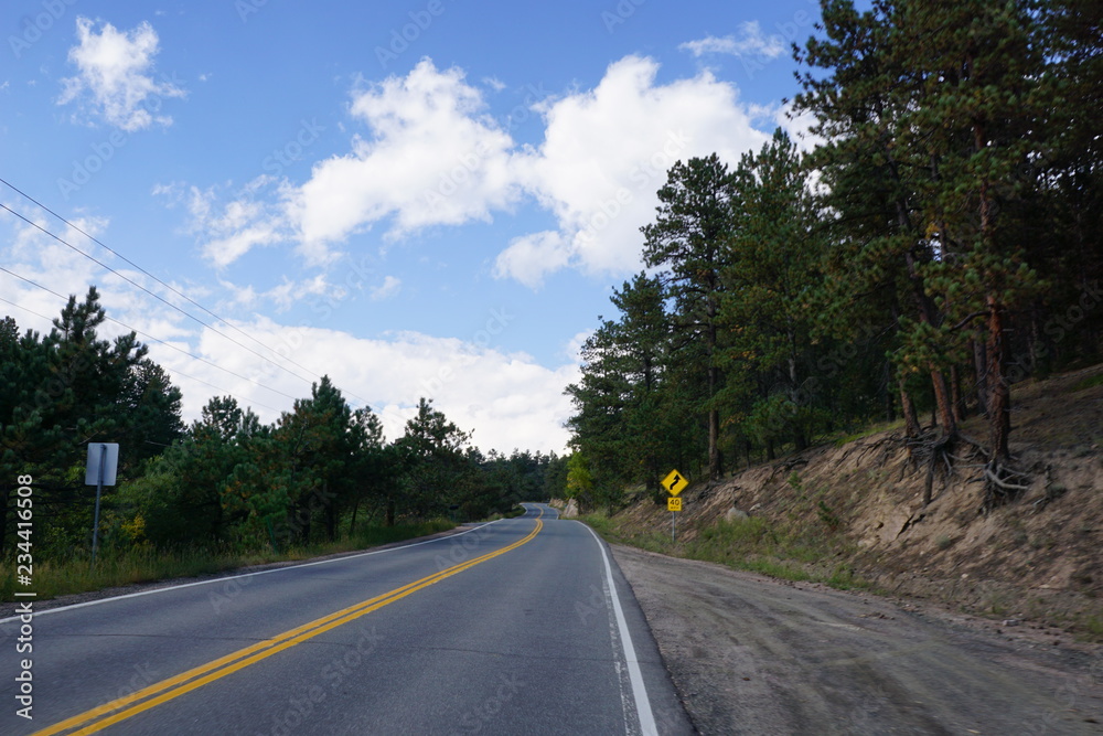 road in the mountains