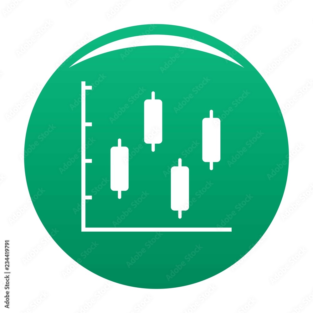 New diagram icon. Simple illustration of diagram vector icon for any any design green New diagram icon. Simple illustration of diagram vector icon for any any design green