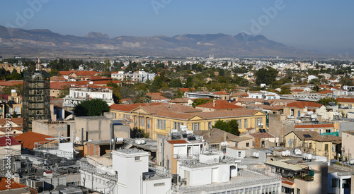 Top view of Nicosia - capital of Cyprus © olgavolodina
