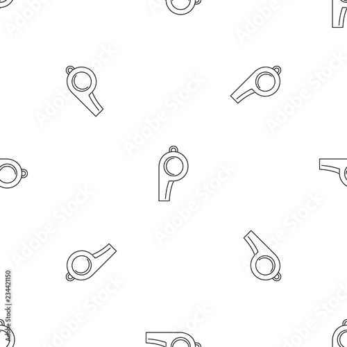 Sport whistle pattern seamless vector repeat geometric for any web design