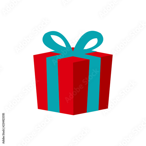 present , gift box illustration