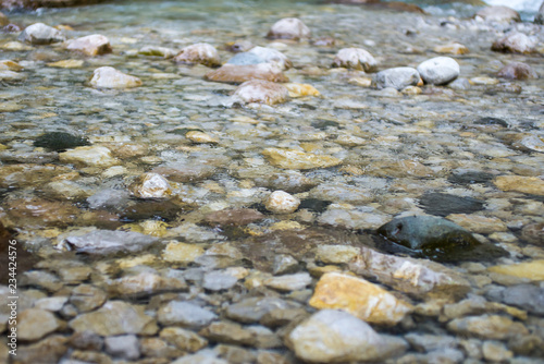 stones in water