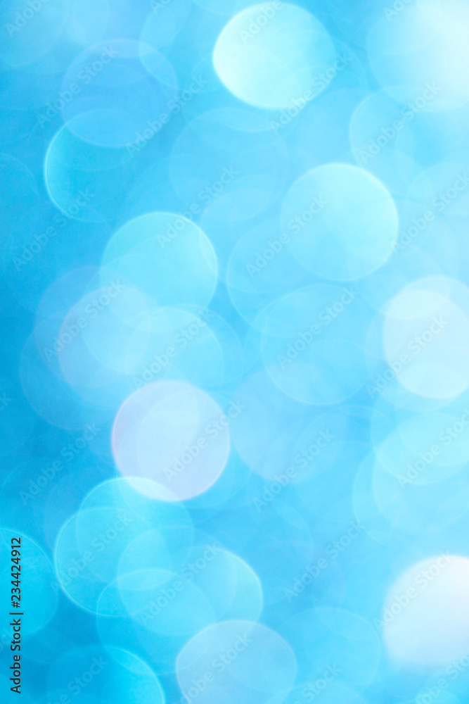 Abstract blue bokeh background Abstract blue bokeh background
