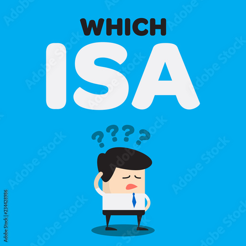 Businessman character confused about finances