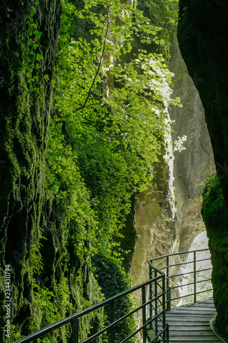Fier river gorge, a canyon near Annecy in France