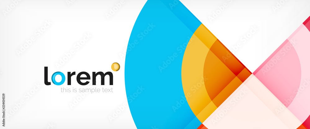 Circle abstract background, geometric modern design template Circle abstract background, geometric modern design template