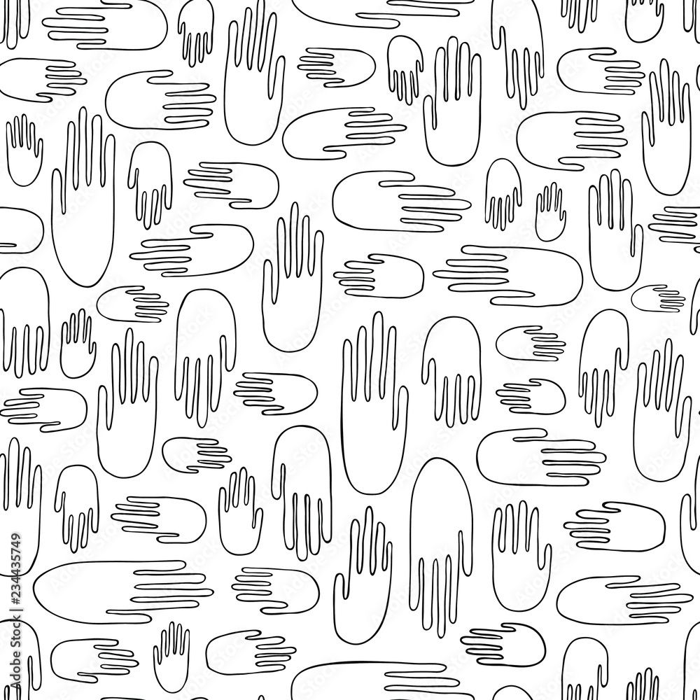 vector-seamless-hands-pattern-repeating-hand-drawn-print-of-human-palm-doodle-art-boho-style-background-for-web-page-textile-scrapbook-wrapping-paper-cards-cover-etc-stock-vector-adobe-stock