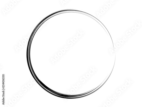 Grunge ink circle made for your project.Grunge black oval shape.Grunge ink logo design.