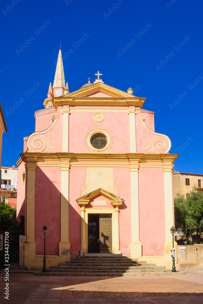 Fototapeta premium Ste-Marie-Majeure church, Calvi