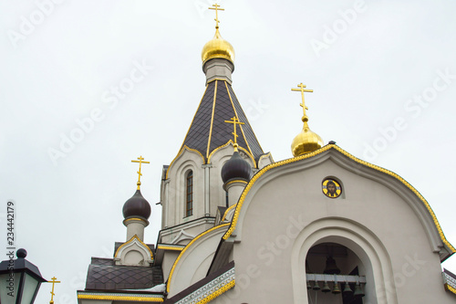 golden domes of christian churches