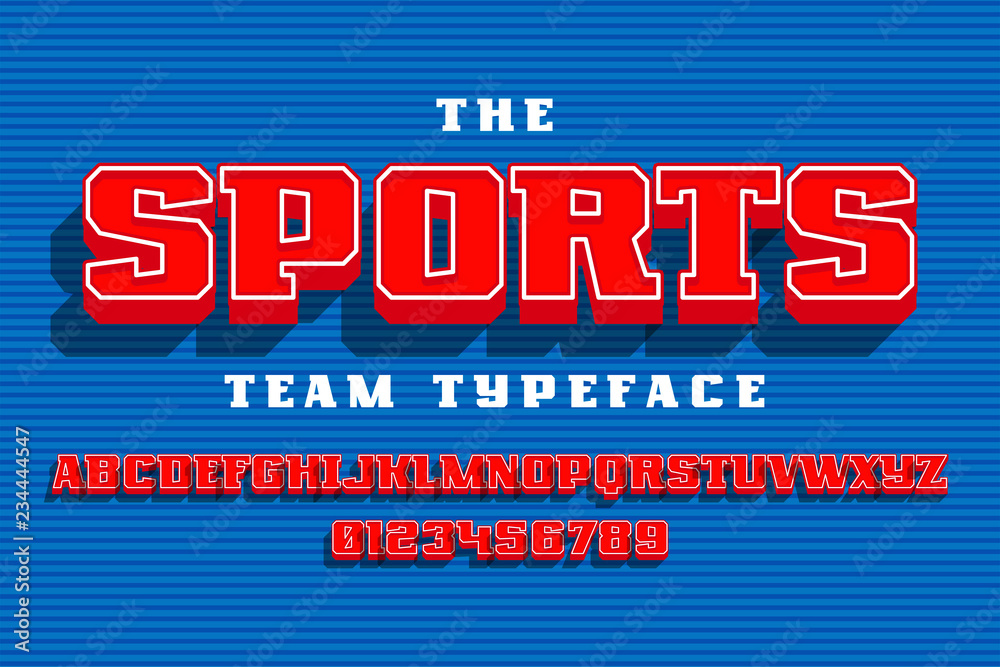 Sport team font