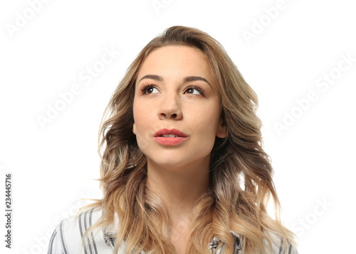 Portrait of beautiful young...