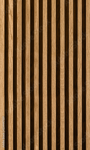 Brown wooden wall, background. Home interior decor.