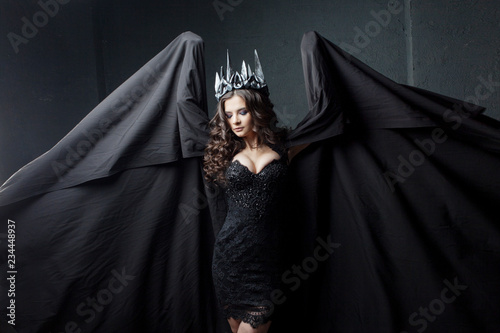 Bilde på lerret Portrait of a Gothic Princess