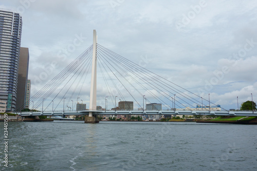 bridge over the Tokyo Sumida River, Japan