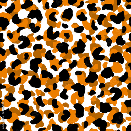 Seamless abstract pattern art. Texture with Hand Painted Crossing Brush Strokes for Print. Animal fur texture background. Modern graphics.