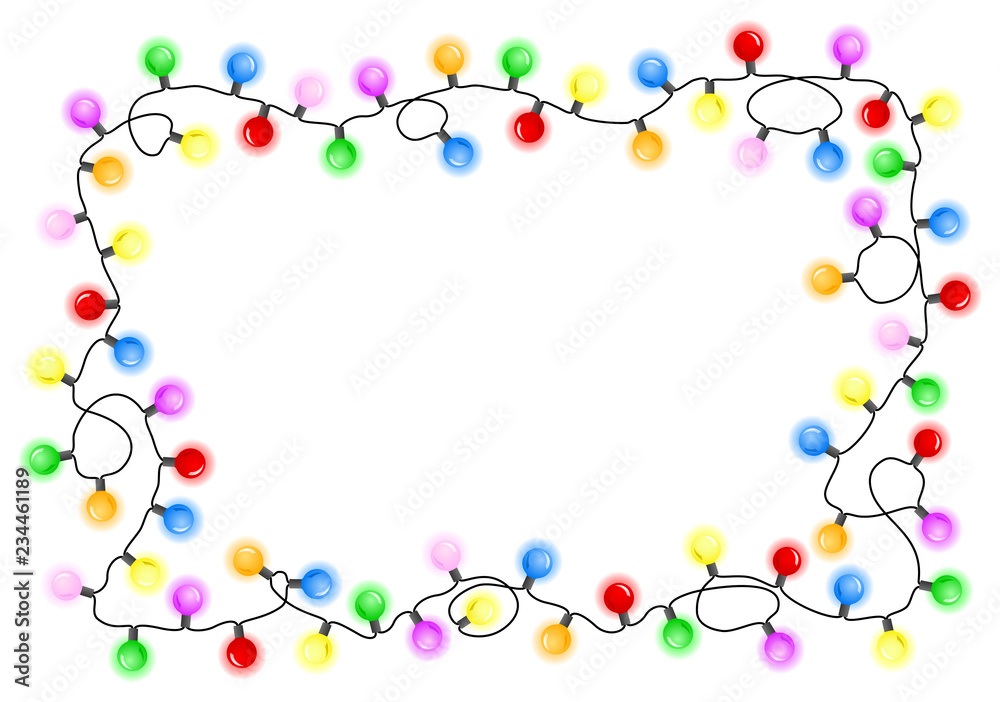 chain of colorful lights