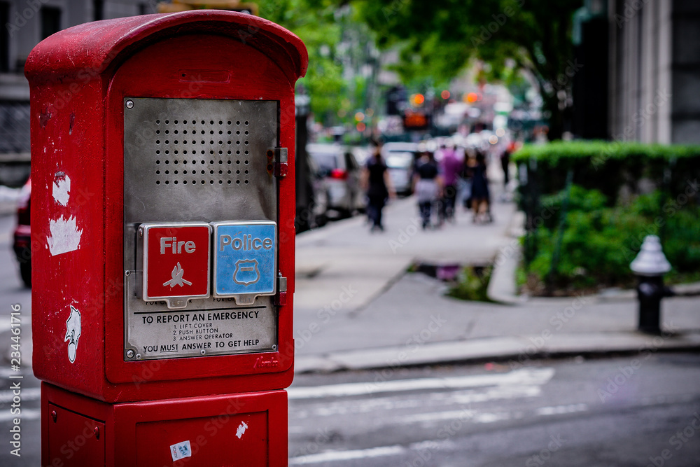 Fototapeta premium Notruf in New York