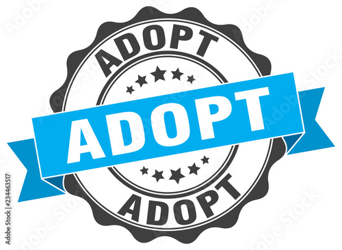 adopt stamp. sign. seal