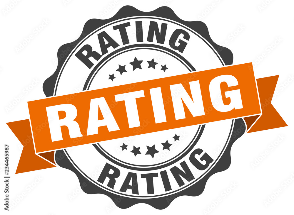 Fototapeta premium rating stamp. sign. seal