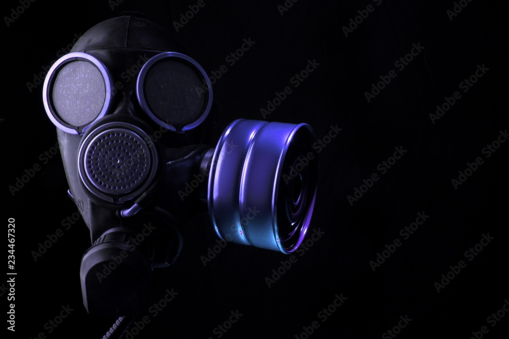 Military gas mask for protection.Grunge style.Terrorism,atom war and pollution concept.Dramatic Military gas mask for protection.Grunge style.Terrorism,atom war and pollution concept.Dramatic