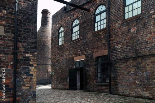 Fototapeta Naklejka Na Ścianę i Meble -  Pottery Buildings Stoke