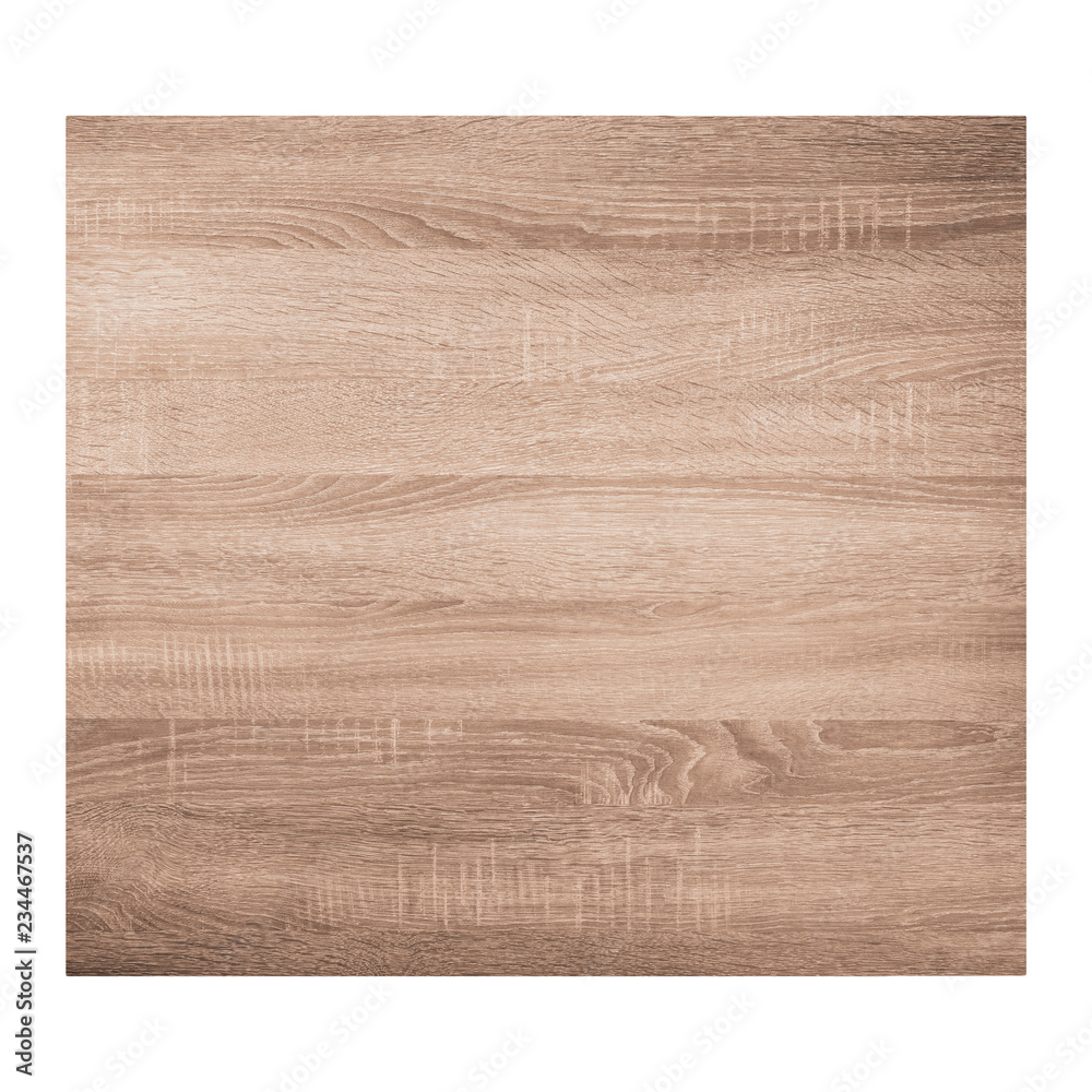 Naklejka premium Brown wooden texture background isolated on white background.