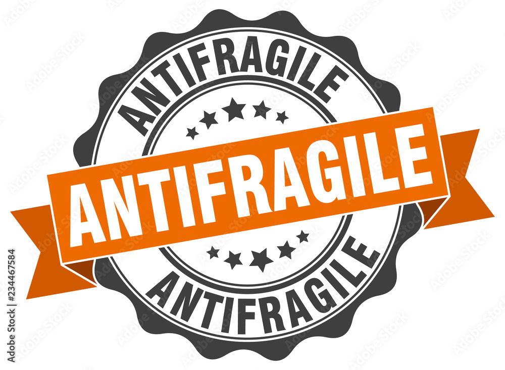Fototapeta premium antifragile stamp. sign. seal