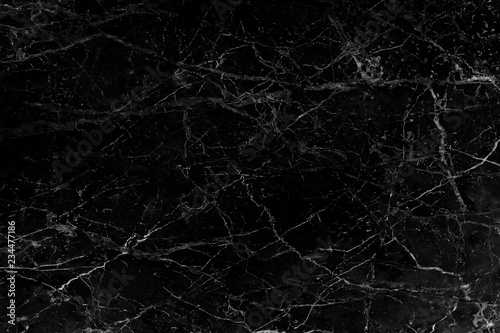 Nature black marble texture with white veins and curly seamless patterns , interiors tile luxury for background