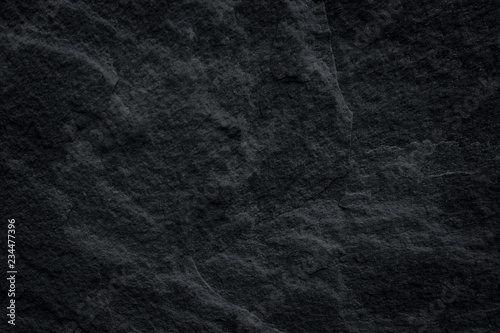 Black slate stone patterns or dark grey stone texture natural abstract on background