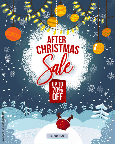 Winter Sale with Santa