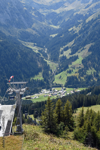 blick vom walmendingerhorn ins bärgunttal photo