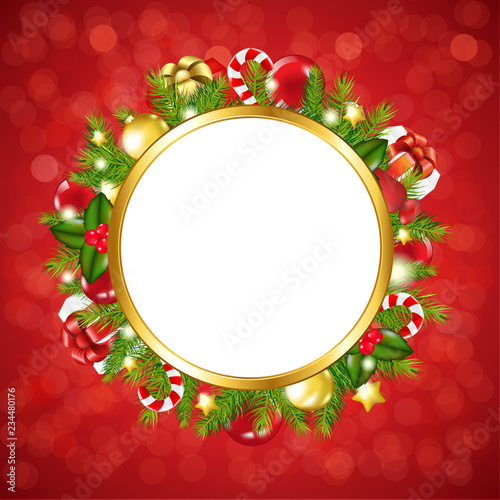 Xmas Vintage Border
