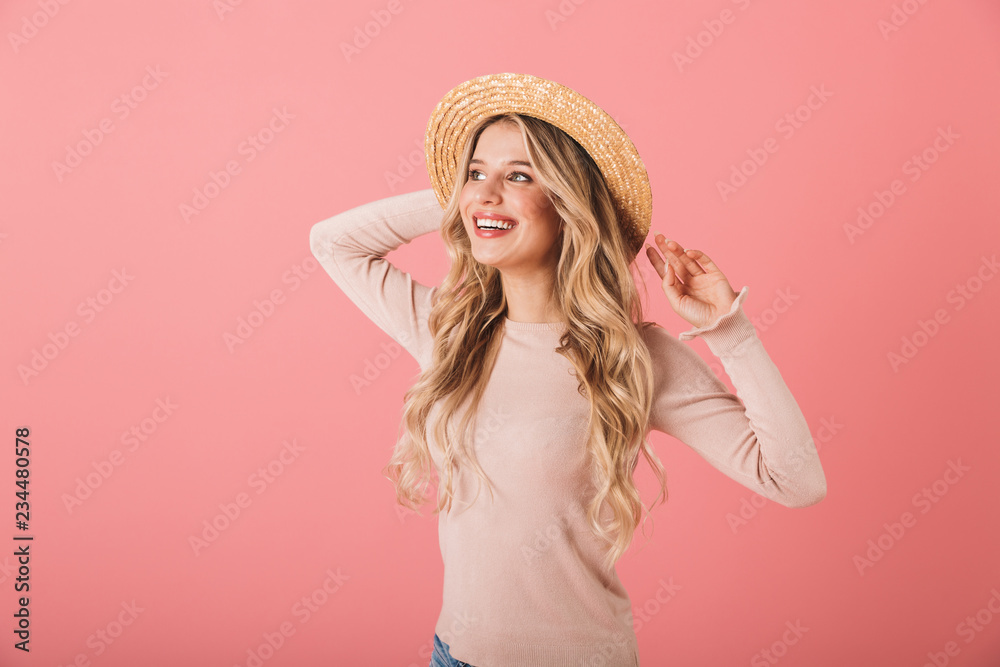 Portrait of a lovely blonde haired young woman Portrait of a lovely blonde haired young woman