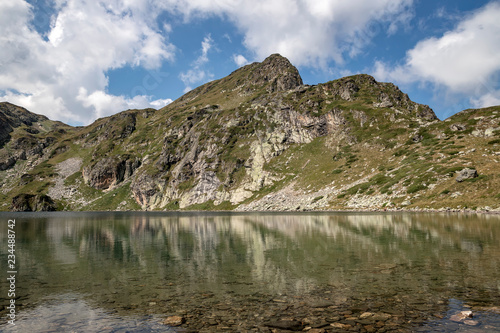 Beauty landscape of mountains and lakes in Rila mountain, Bulgaria