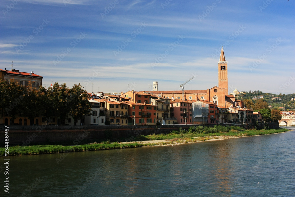 The waterfront of Verona