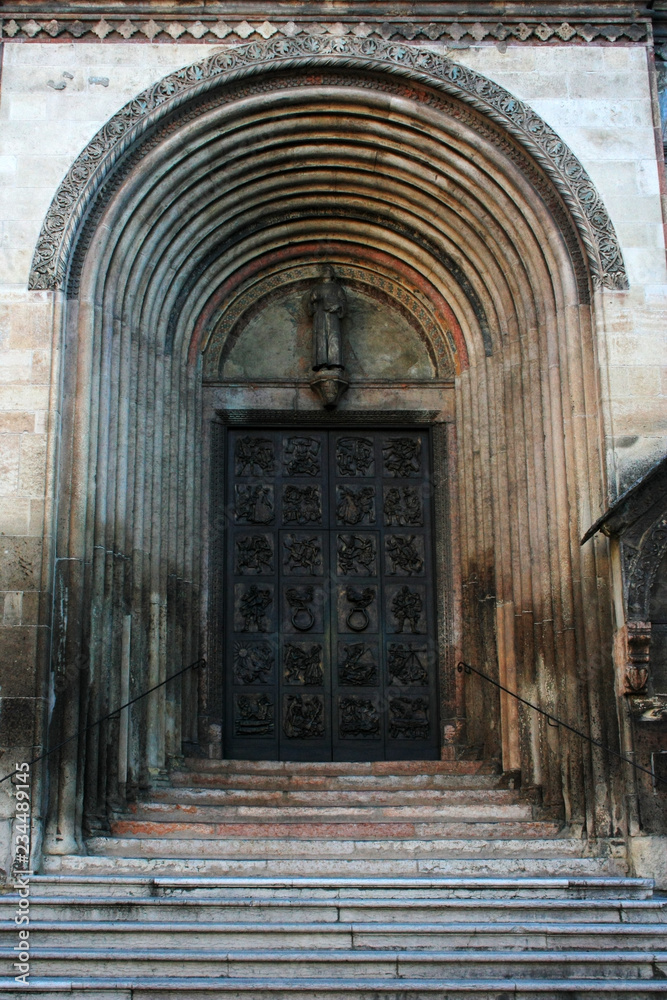 Old iron door