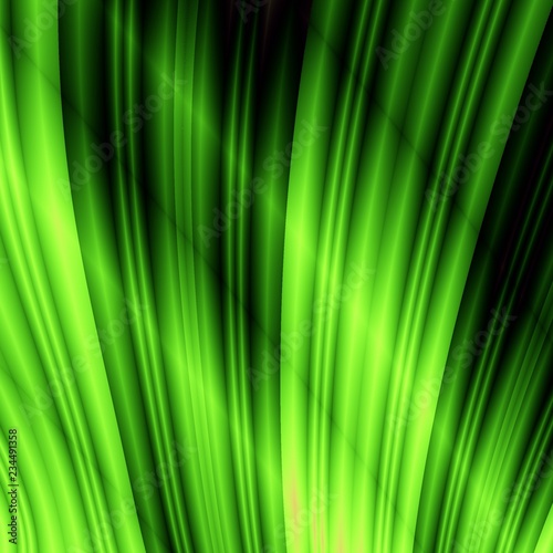 Green leaf art wave backdrop design