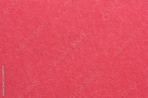 Red fabric texture for background.