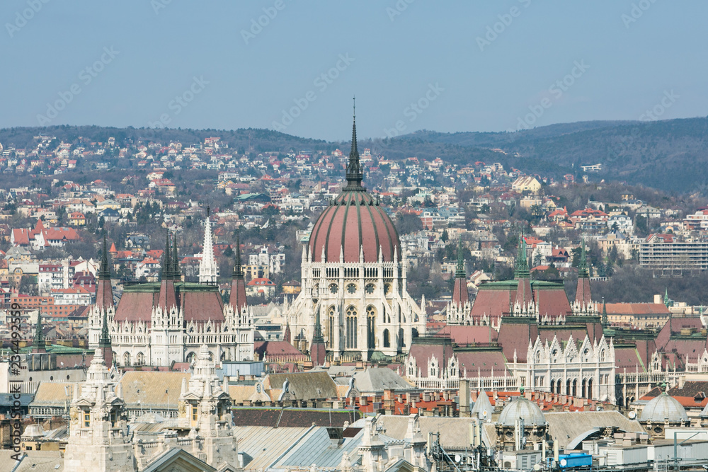 Obraz premium Budapest, parlamento