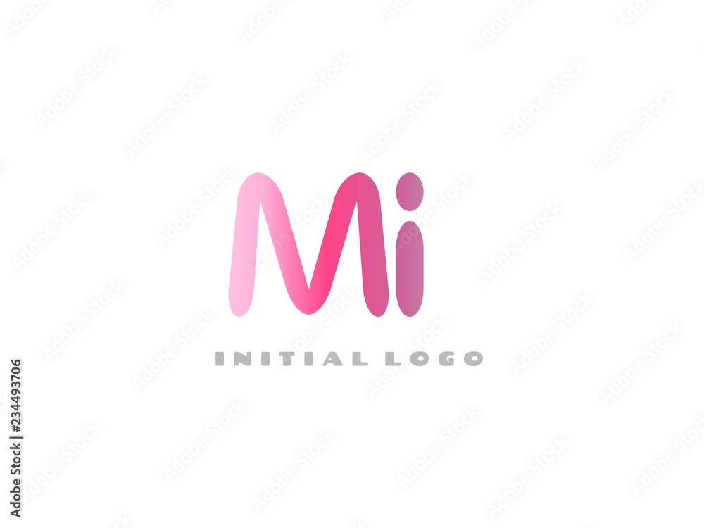 MI Initial Logo for your startup venture MI Initial Logo for your startup venture